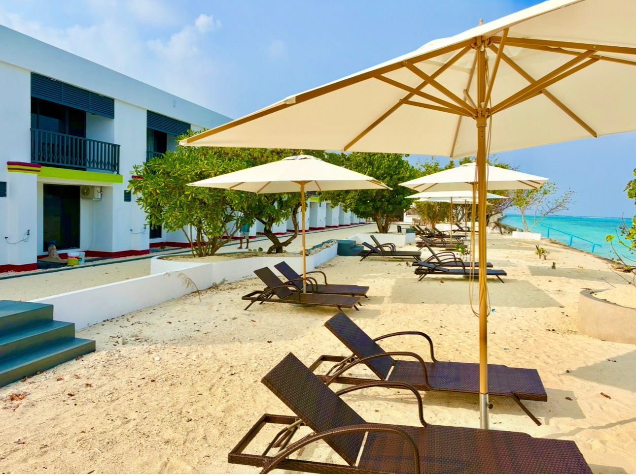 Sandy beach path