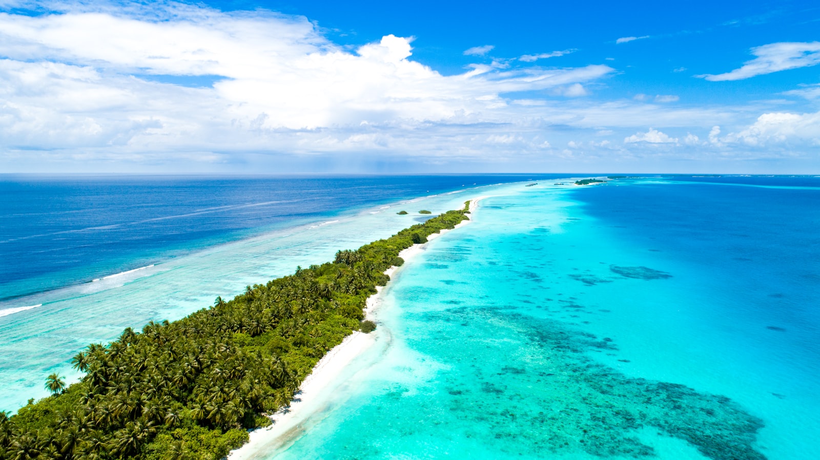 Aerial island view